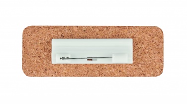 Logo trade promotional merchandise photo of: Name tag holder in cork