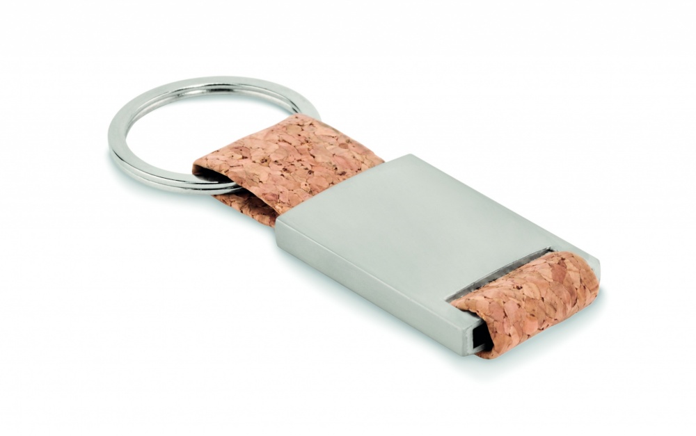 Logo trade corporate gifts picture of: Key ring with cork webbing Kerava