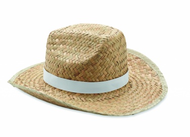 Logotrade corporate gift image of: Natural straw cowboy hat