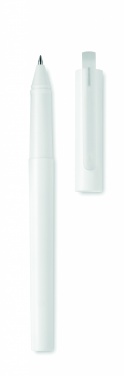 Logo trade advertising products image of: RPET blue gel ink ball pen