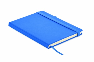 Logo trade promotional merchandise photo of: Recycled Leather A5 notebook
