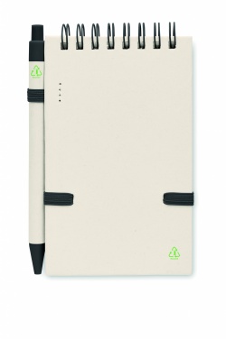 Logo trade corporate gifts image of: A6 milk carton notebook set