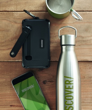 Logo trade corporate gifts picture of: 8000 mAh solar dynamo charger
