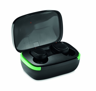 Logo trade promotional items picture of: TWS earbuds with charging case