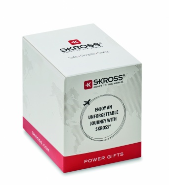 Logo trade promotional gift photo of: Skross World to Europe USB 12W