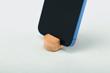 Logo trade corporate gifts picture of: Mini bamboo phone stand