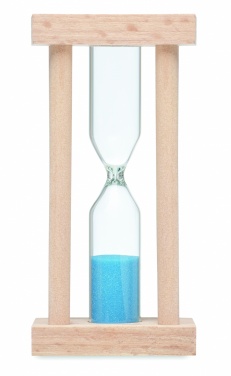 Logotrade business gifts photo of: Wooden sand timer 3 minutes