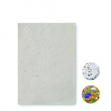 Logo trade promotional gifts image of: A6 wildflower seed paper sheet