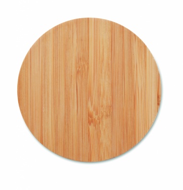 Logotrade advertising products photo of: Bamboo wireless charger 15W