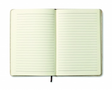 Logo trade corporate gift photo of: A6 canvas notebook lined