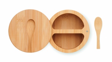 Logotrade promotional product picture of: Salt and pepper bamboo box