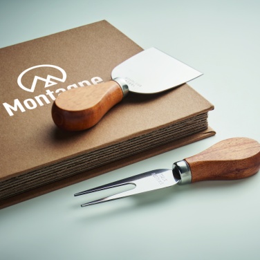 Logo trade corporate gifts image of: Set of 4 cheese knives