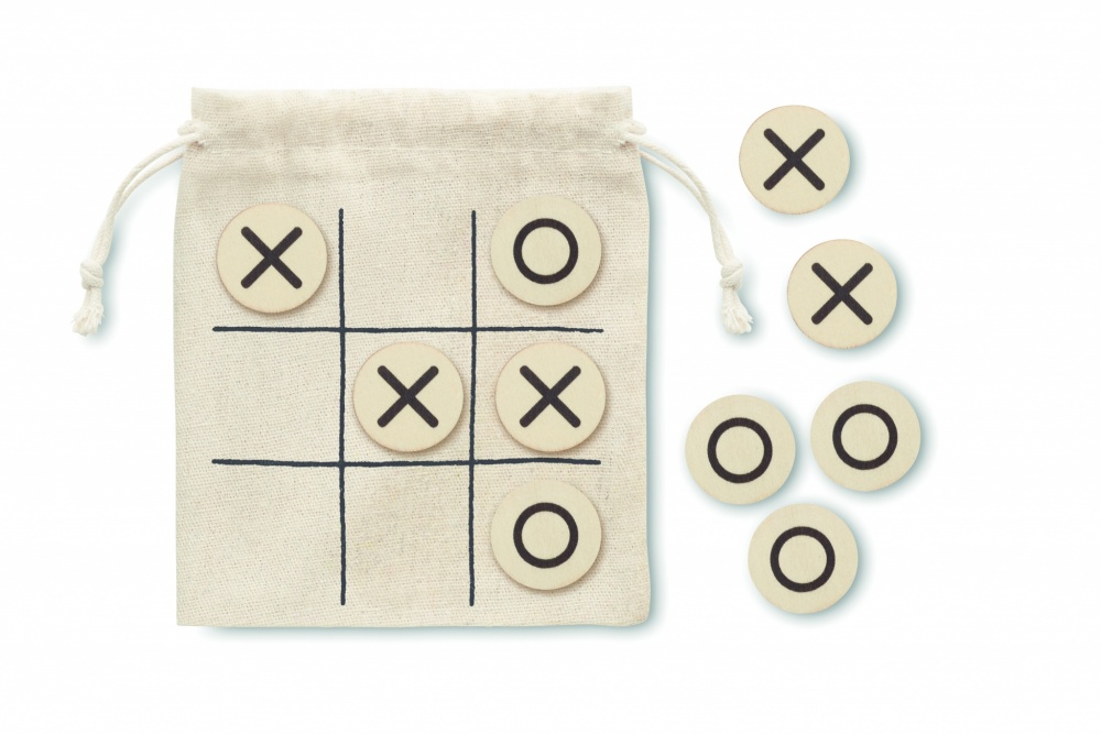 Logotrade promotional giveaway image of: Wooden tic tac toe