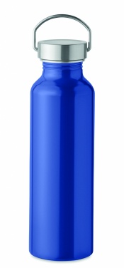 Logo trade promotional gifts image of: Recycled aluminum bottle 500 ml with a stainless steel handle cap