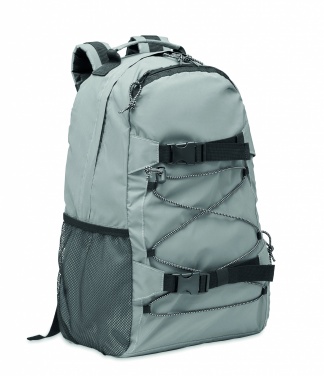 Logo trade advertising product photo of: High reflective backpack 190T