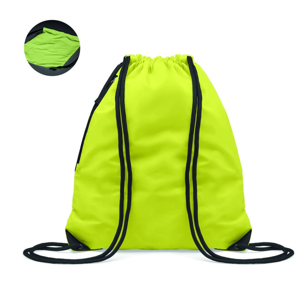 Logotrade promotional gift image of: Brightning drawstring bag