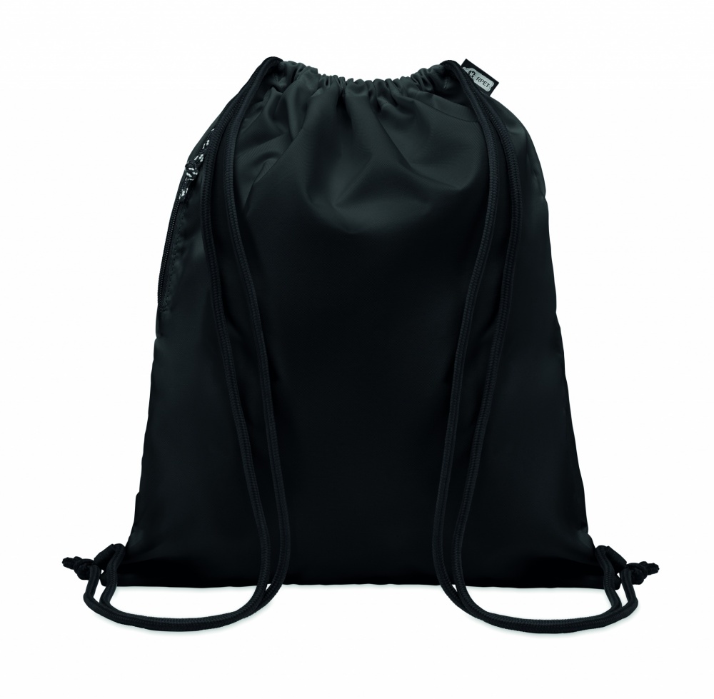 Logotrade corporate gift picture of: Large drawstring bag 300D RPET