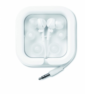 Logo trade promotional merchandise picture of: Ear plug with silicone