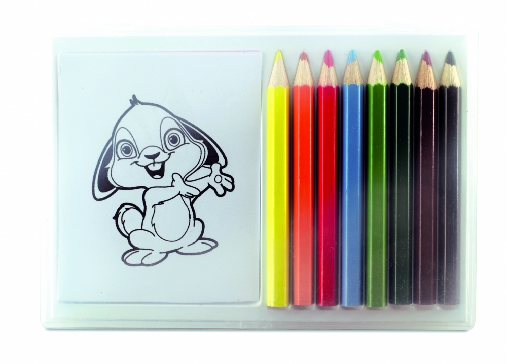 Logotrade corporate gift image of: Wooden pencil colouring set