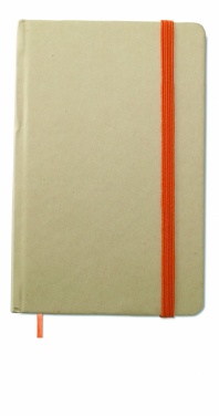 Logotrade promotional giveaway picture of: A6 recycled notebook 96 plain