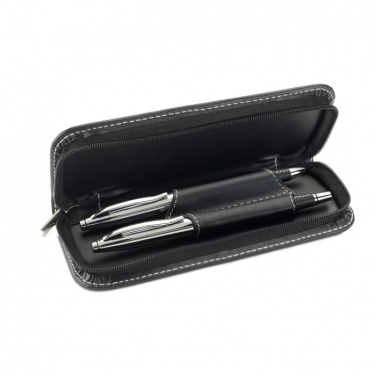 Logo trade corporate gifts image of: Ball pen and roller set
