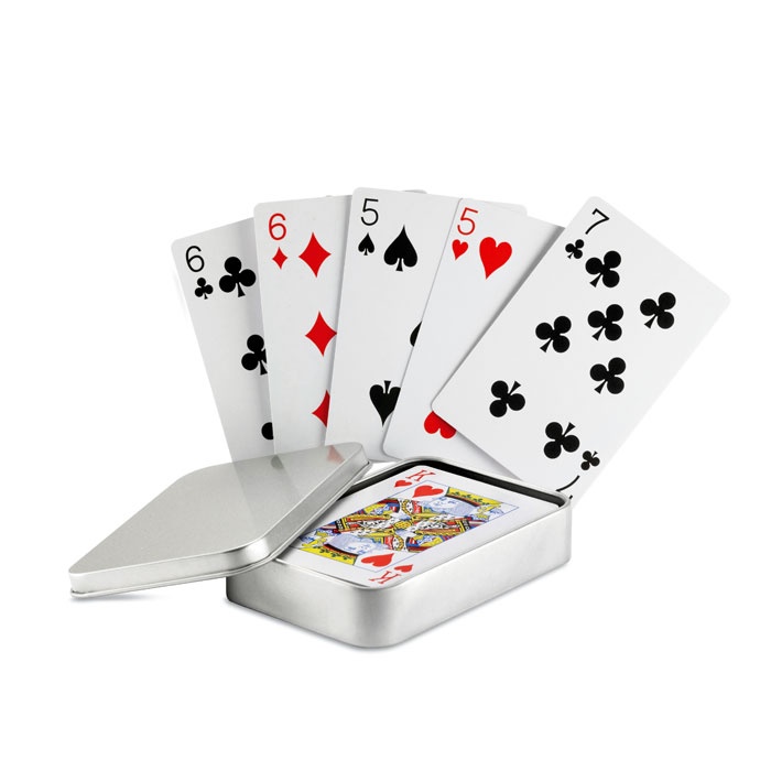 Logotrade promotional products photo of: Playing cards in tin box