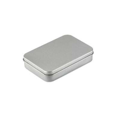 Logo trade corporate gifts image of: Playing cards in tin box