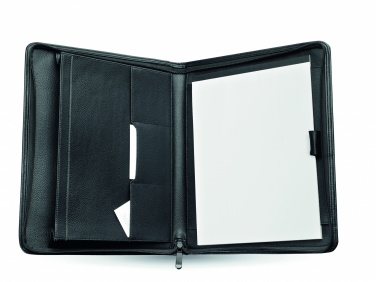 Logo trade promotional item photo of: A4 leather conference folder
