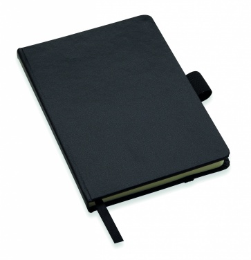 Logo trade promotional giveaway photo of: A6 notebook with pen 72 lined