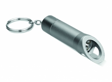 Logo trade promotional gifts picture of: Metal torch key ring Ylivieska