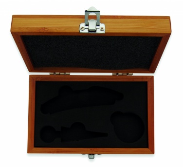 Logotrade promotional products photo of: Wine set in bamboo box