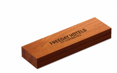 Logo trade corporate gifts picture of: Laser pointer in wooden box