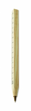 Logotrade business gifts photo of: Wooden ruler pen