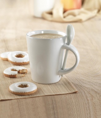 Logo trade promotional merchandise image of: Sublimation mug with spoon