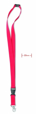 Logotrade promotional product image of: Lanyard hook and buckle 20 mm