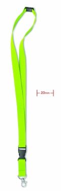 Logo trade business gift photo of: Lanyard hook and buckle 20 mm