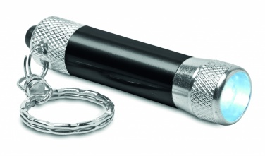Logo trade promotional merchandise image of: Aluminium torch with key ring