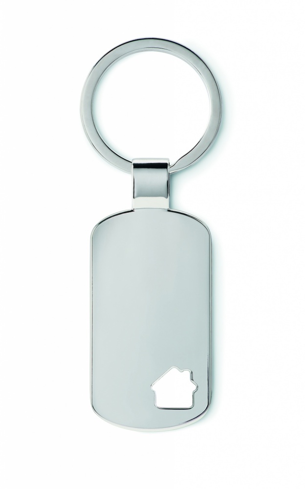 Logo trade promotional giveaway photo of: Key ring with house detail Jelgava