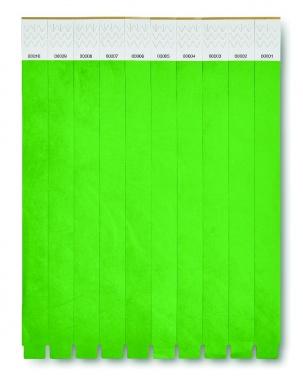 Logo trade advertising products picture of: One sheet of 10 wristbands