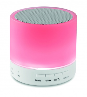 Logotrade promotional merchandise picture of: Round wireless speaker LED