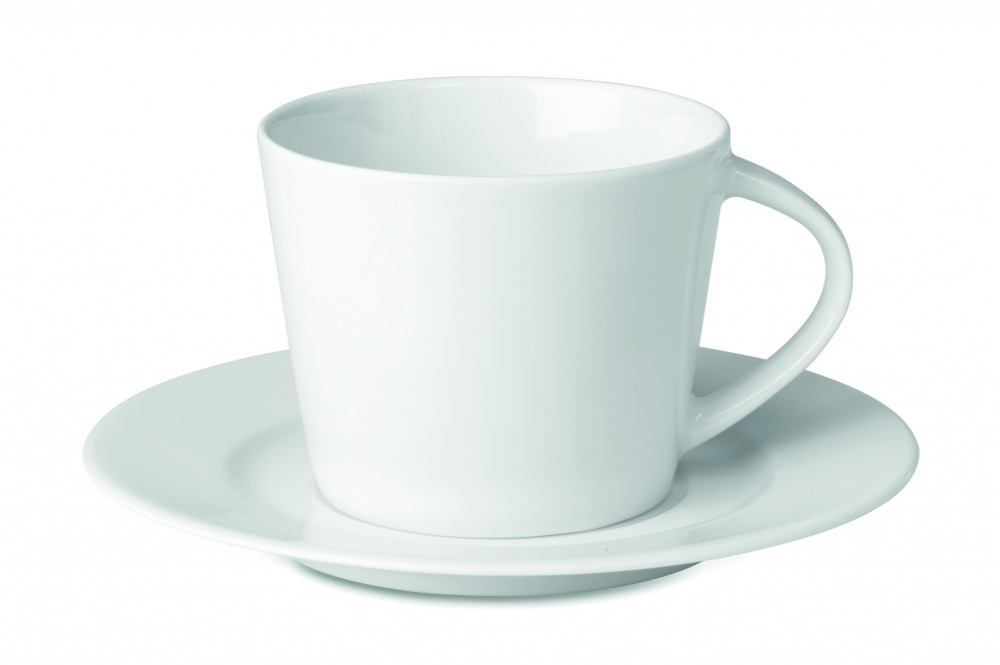 Logotrade promotional merchandise photo of: Cappuccino cup and saucer