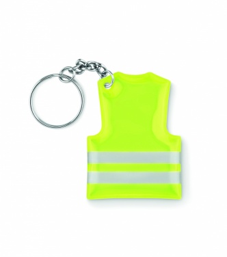 Logotrade promotional gift image of: Key ring with reflecting vest Jekabpils