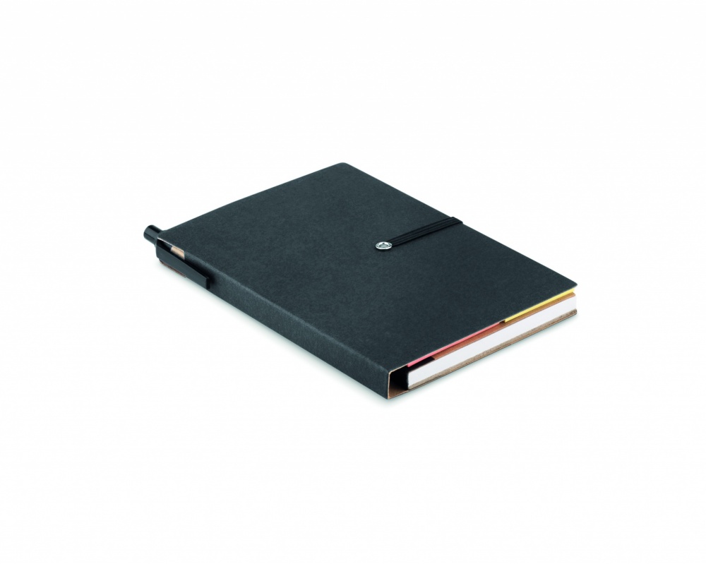Logo trade advertising products picture of: Notebook w/pen & memo pad