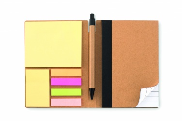 Logotrade promotional merchandise picture of: Notebook w/pen & memo pad