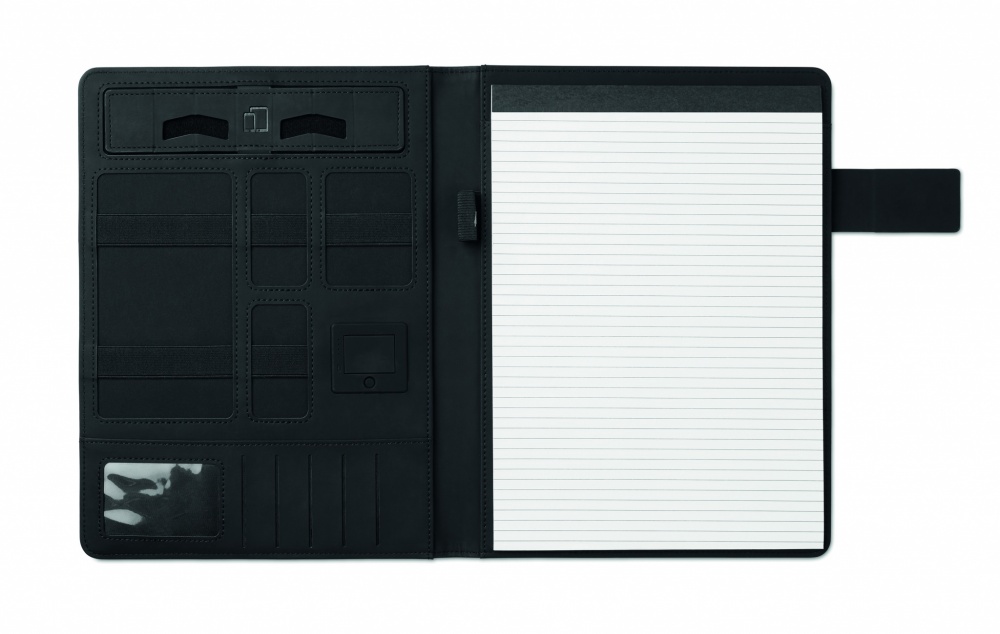 Logotrade promotional giveaway picture of: A4 folder with power bank