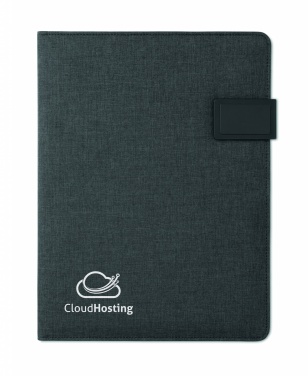 Logotrade promotional item image of: A4 folder with power bank