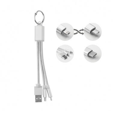 Logotrade promotional gift picture of: key ring with USB type C cable Salaspils