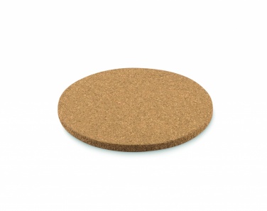 Logo trade advertising products image of: Round cork coaster