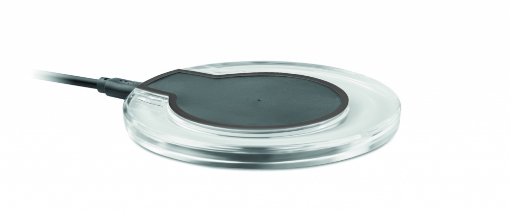Logotrade promotional giveaway picture of: Round wireless charging pad 5W