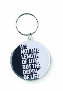 Logo trade corporate gifts picture of: Small pin button key ring Tukums